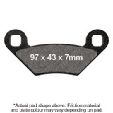 EBC 21-23 Polaris Sportsman 450 HO Front Left/Right FA-SFA-X Brake Pads