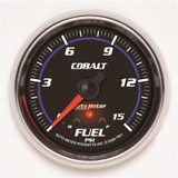 AutoMeter Gauge Fuel Press 2-5/8in. 15PSI Stepper Motor W/ Peak & Warn Cobalt