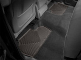 WeatherTech 2014+ Chevrolet Silverado Rear Rubber Mats - Cocoa