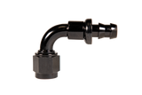 Fleece Performance Universal -8AN 90Deg to Hose Barb - Black
