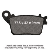 EBC 01-17 Honda CBR 600 RR Rear Right FA-SFA-TT-X Brake Pads