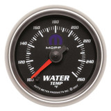 AutoMeter Gauge Water Temp 2-1/16in. 100-260 Deg. F Digital Stepper Motor Black Mopar