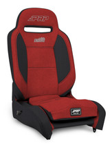 PRP Enduro High Back Reclining Suspension Seat (Passenger Side) - Black/Red