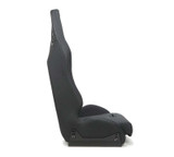 NRG Defender Water Resistant Steel Frame Suspension Seats Black w/ Blue Trim & Defender logo