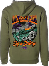 Boneyard Youth Hoodie Military Green Yx