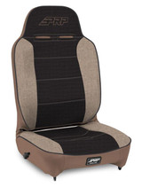 PRP Enduro High Back Reclining Suspension Seat (Passenger Side) - Tan / Black