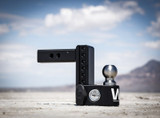 Weigh Safe 8in Drop Hitch w/Built-in Scale & 2.5in Shank (10K/22K GTWR) w/WS05 - Steel