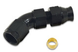 Vibrant 45 Degree 3/8in Tube to Female 6AN Adapter