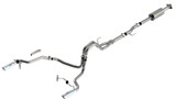 Borla F-150 2021 2.7L/3.5L 4dr CC SB EC STB Lari/King R/Plinum/LTD 3/2.25 SRE CB S-Type CHR Tips