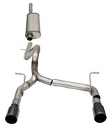 Corsa 2018-2025 Jeep Wrangler JLU 3.6L 2.75in Sport Cat-Back Exhaust w/ 4in Black Tips
