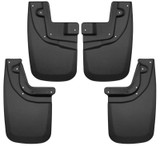 Husky Liners 05-15 Toyota Tacoma w/ OEM Fender Flares Front and Rear Mud Guards - Black