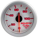 Autometer Airdrive 2-1/6in Fuel Pressure Gauge 0-100 PSI - Silver