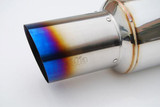 Invidia 08+ WRX Hatch 76mm REGULAR Titanium Tip Cat-back Exhaust