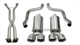 Corsa 09-13 Chevrolet Corvette (C6) 2.5in Xtreme Cat-Back Exhaust - 3.5in Twin Tips