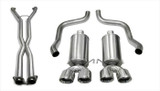 Corsa 06-08 Chevrolet Corvette C6 (A/T) 2.5in Xtreme Cat-Back Exhaust - 3.5in Twin Tips