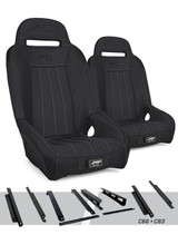 PRP GT/S.E. Suspension Seats Kit for Honda Talon (Pair) - Black