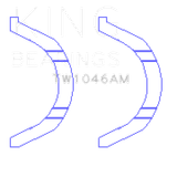 King Engine Bearings BMW N14B16C Thrust Washer Set