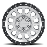 Method MR315 17x8.5 0mm Offset 6x5.5 106.25mm CB Polished Wheel - Gloss Black Lip