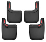 Husky Liners 17 Ford F-250 Super Duty / F-350 Super Duty Front and Rear Mud Guards (w/ Flares) Black