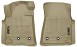 Husky Liners 13-16 Lexus LX570 / 13-16 Toyota Land Cruiser WeatherBeater Front Tan Floor Liners