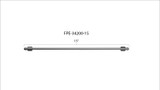 Fleece Performance 15in High Pressure Fuel Line (8mm x 3.5mm Line, M14x1.5 Nuts)