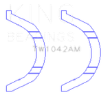 King Engine Bearings Nissan VR38DETT/VQ35AHR/VQ37HR Thrust Washer Set