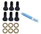 McLeod Bolt Kit 6 3/8-16 X 1.000in Chromoly - Black Oxide 9/16 Hex Head