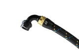 GReddy AN04 90 DEGREE HOSE END SWIVEL BLACK/GOLD ANODIZED