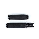 Bikers Choice Billet Aluminum Black Throttle-By-Wire Contour  Grips