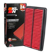 K&N Advantage Plus Air Filter 24K Miles Honda Pilot V6-3.5L F/I 16-22