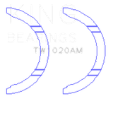 King Engine Bearings 05-12 Nissan VQ40DE 6 Cyl Thrust Washer Set