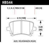 Hawk 06 Audi A6 Quattro Avant/06-09 A6 Quattro HT-10 Rear Brake Pads