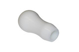 Torque Solution Delrin Tear Drop Tall Shift Knob (White): Universal 12x1.25