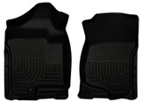 Husky Liners 07-14 Cadillac Escalade ESV/EXT Weatherbeater Black Front Floor Liners