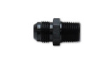 Vibrant -6AN to 1/4in NPT Straight Adapter Fitting - Aluminum
