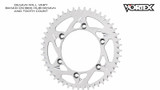 Vortex Racing 39 Tooth 520 Rear Sprocket - Silver
