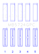 King Engine Bearings General Motors Duramax Diesel (Size 0.05) Main Bearing Set