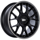 BBS CH-RII 22x11.5 5x130 ET50 / 71.6 CB Satin Black Center Platinum Lip SS Rim Protector Wheel