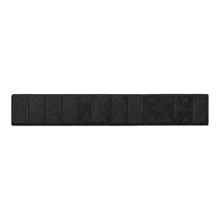 Wheel Weights 1/8 Oz Black 12 Pcs/48 Strips/box