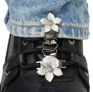 Clips For Laced Boots Flower