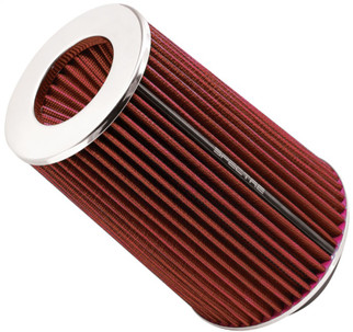 Spectre Adjustable Conical Air Filter 9-1/2in. Tall (Fits 3in. / 3-1/2in. / 4in. Tubes) - Red