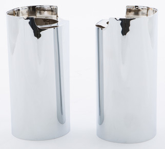 Upper Fork Tube Covers Chrome Touring 14-up