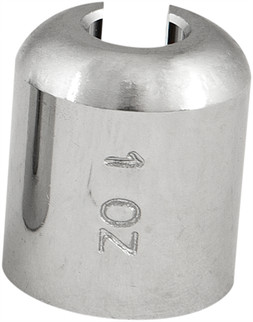 Spoked Wheel Weights Chrome 1 Oz 10/pk