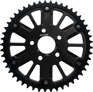 Stealth 53t Rear Sprocket Blk Alum Car  Blk Steel Teeth