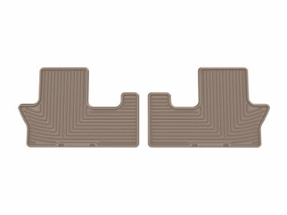WeatherTech 24-26 Hyundai Santa Fe 2nd Row Rear All-Weather Floor Mats - Tan