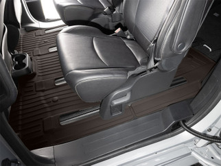 WeatherTech 21-26 Toyota Sienna 2nd Row Rear FloorLiner HP - Cocoa