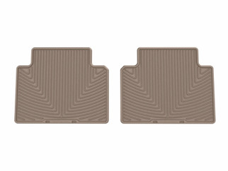 WeatherTech 24-26 Hyundai Santa Fe 2nd Row Rear All-Weather Floor Mats - Black