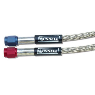 Russell Performance -3 AN x 1/8in NPT 12in Pre-Made Nitrous and Fuel Line