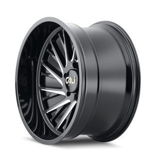Cali Off-Road 9114 Purge 20x12 / 8x170 BP / -51mm Offset / 125.2mm Hub Gloss Black Milled Wheel