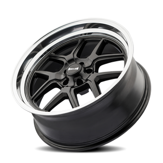 Ridler 610 17x7 / 5x127 BP / 0mm Offset / 83.82mm Hub Matte Black Polished Wheel